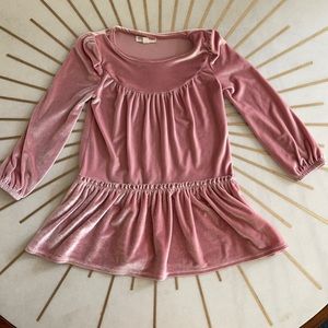 Tucker + Tate Pink Velvet Dress